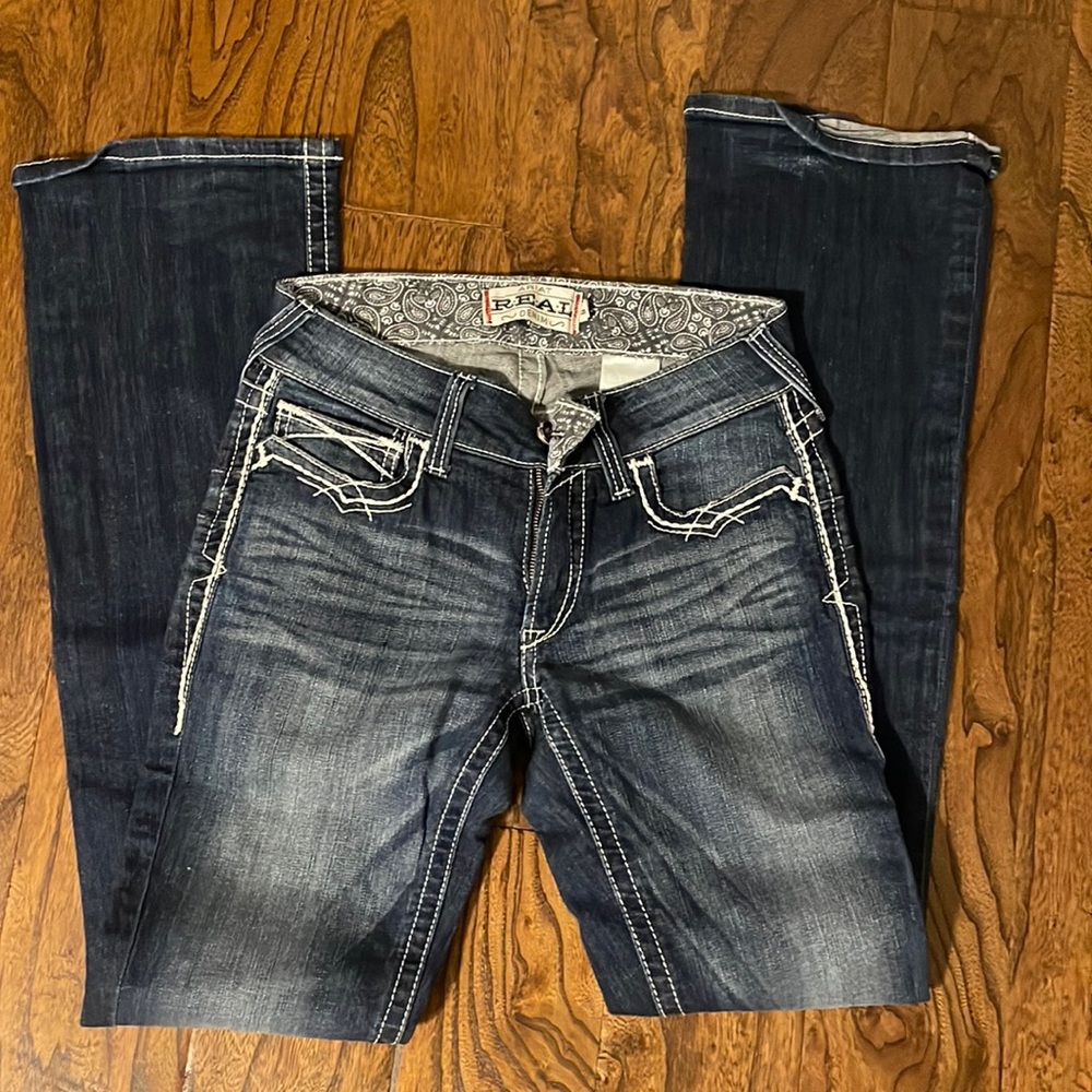 Ariat ladies boot cut jeans size 28L